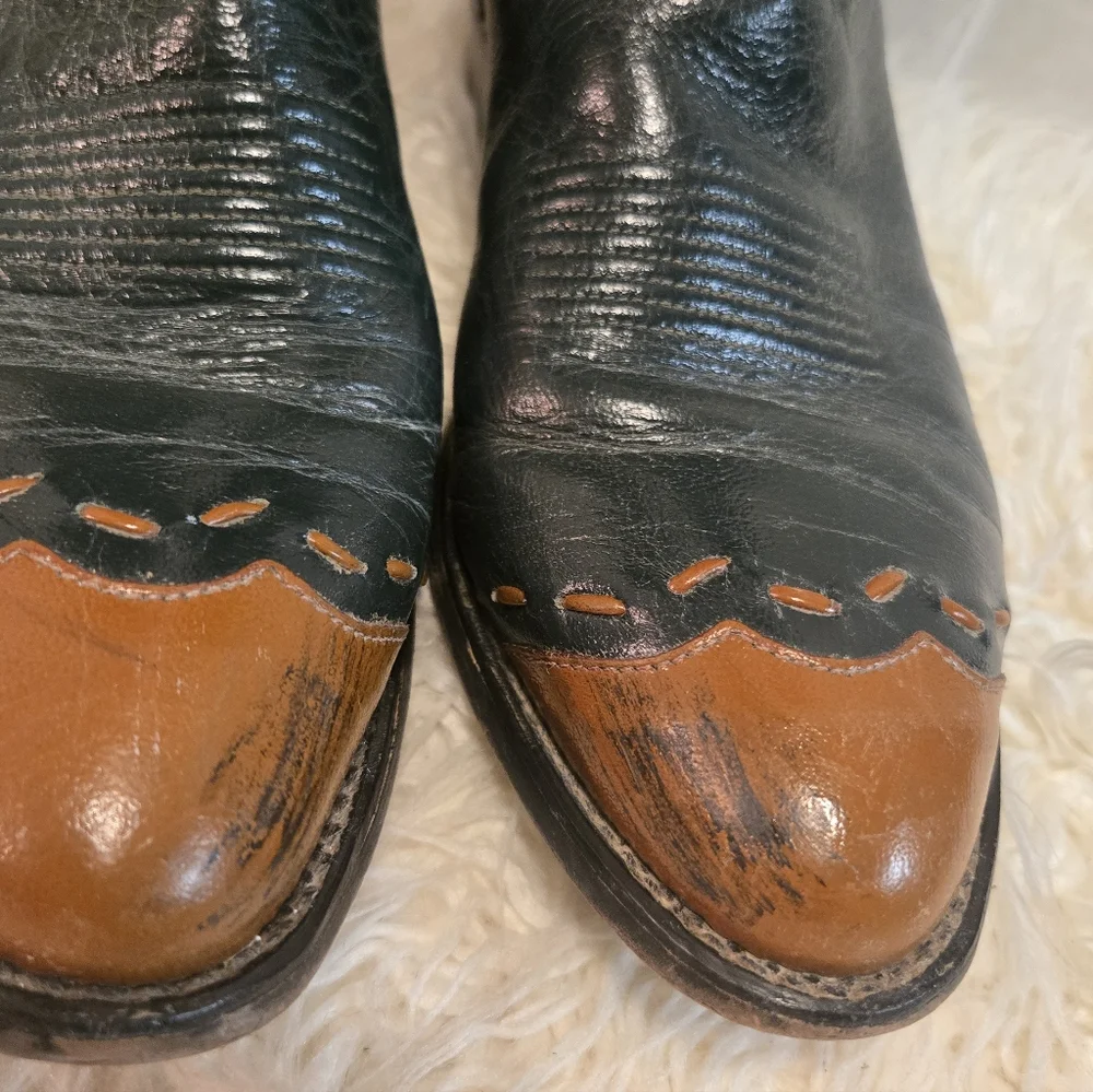 VINTAGE COWBOY BOOTS - Picture 2 of 16